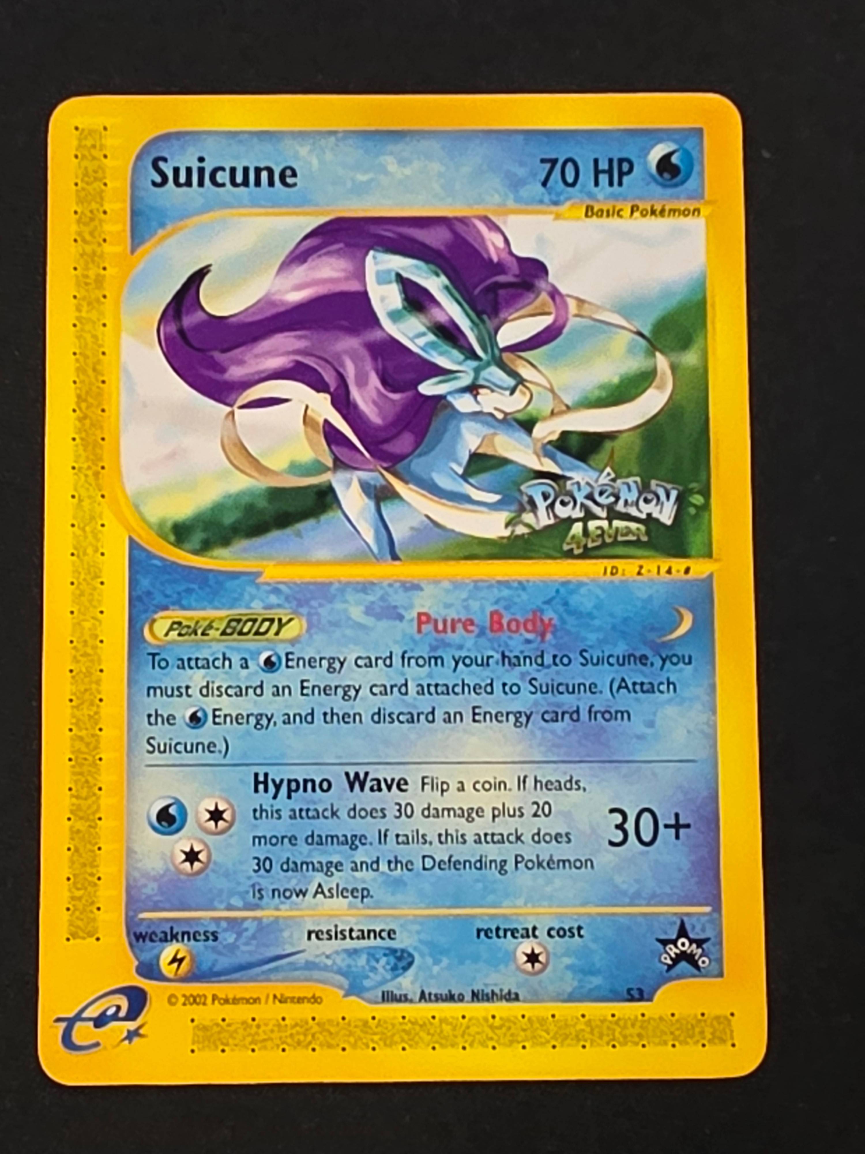 pokemon 4ever suicune card Suicune 53