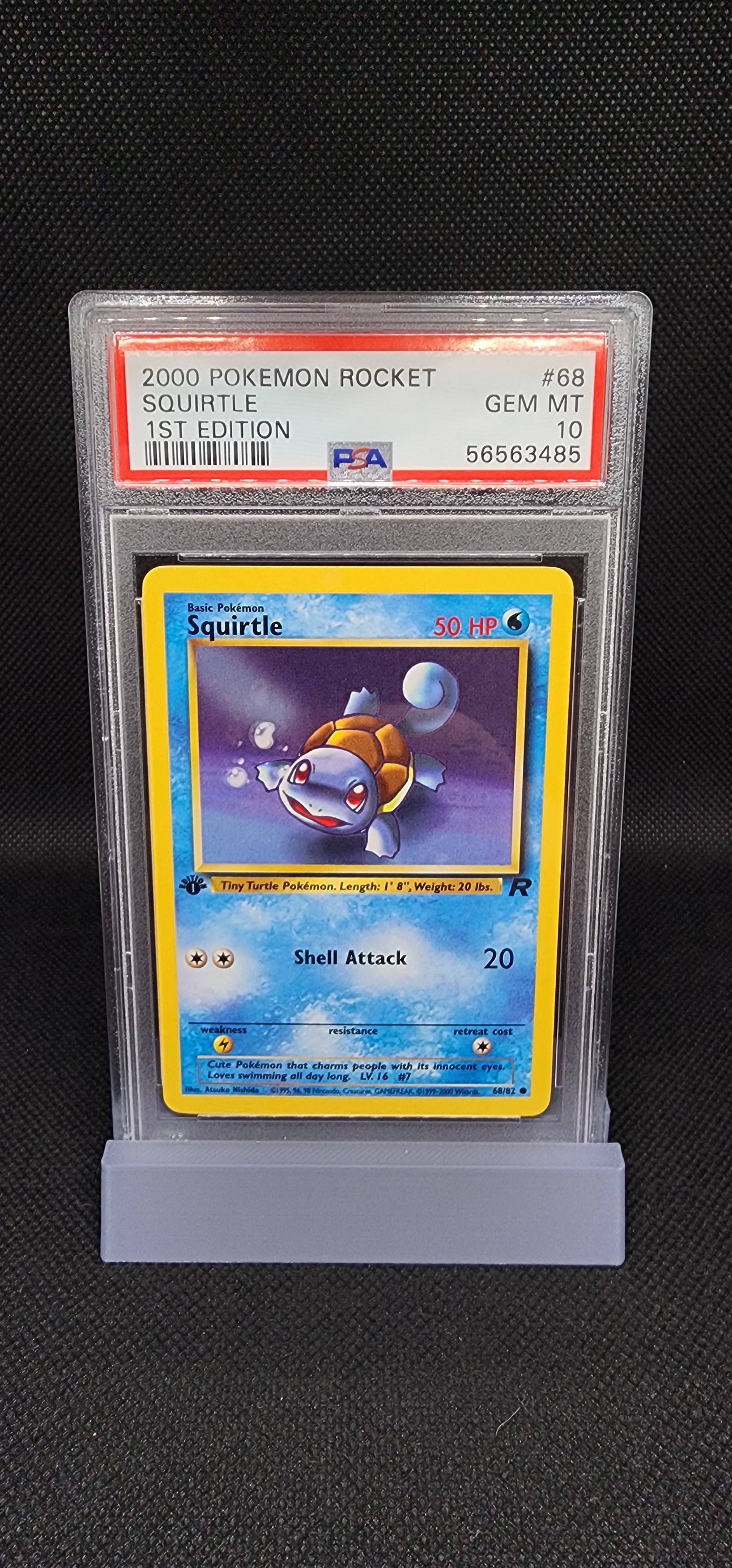 all first edition base set pokemon cards Squirtle Pokemon Base Set 1st Edition #63 SGC 8 main image 0